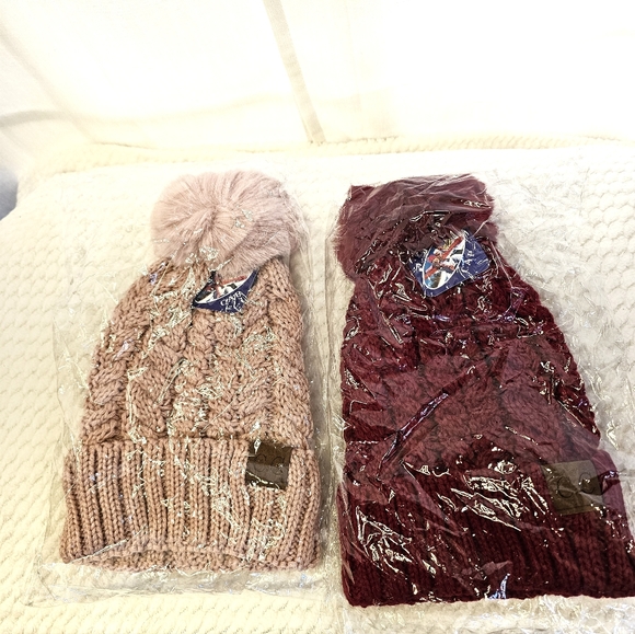 2/$20 C.C. 2 Pom Pom Stocking Hats - Picture 9 of 9